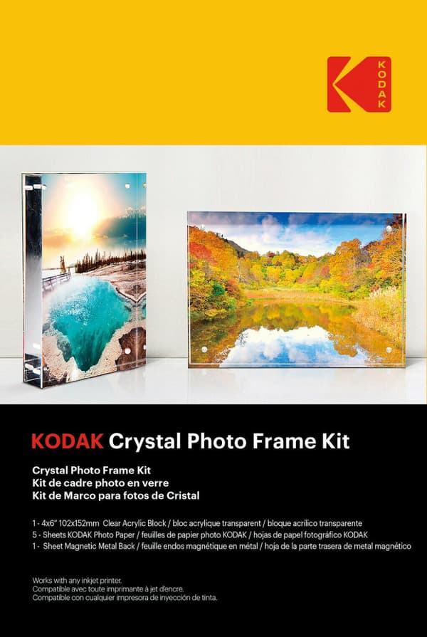 Kodak Crystal Photo Frame Kit 5 Sheets CDON