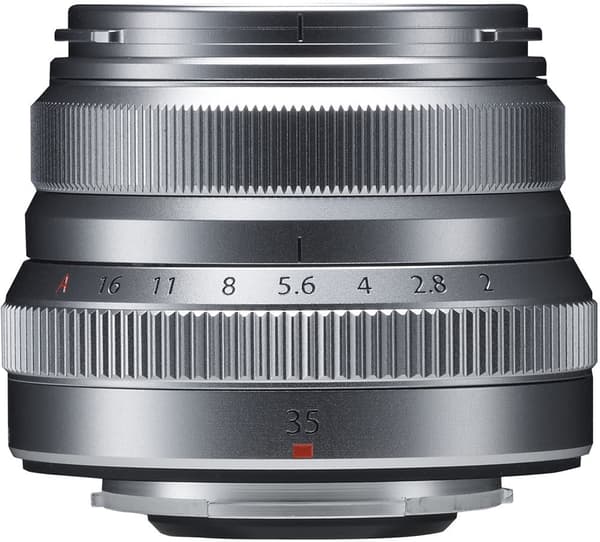 Fujifilm Fujinon XF 35mm f/2 R WR, silver