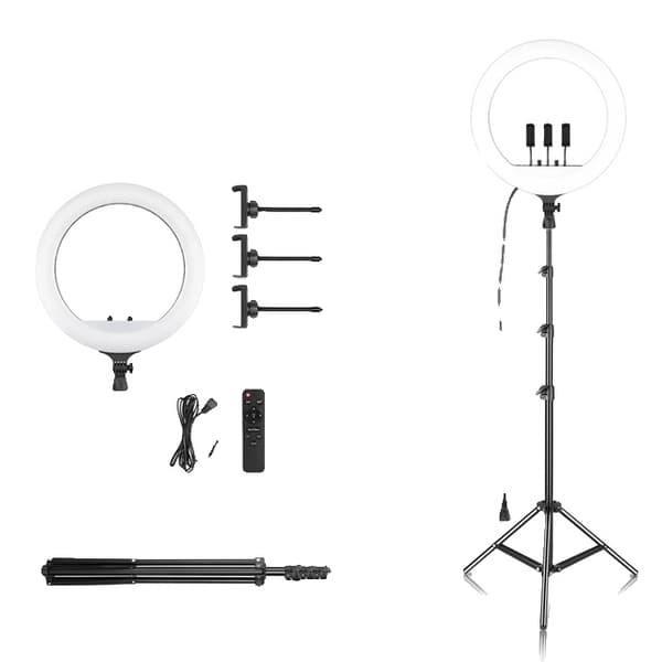 Ringlys, Fjernbetjening, Stativ, 18E 150cm stativ 18E 200cm Tripod