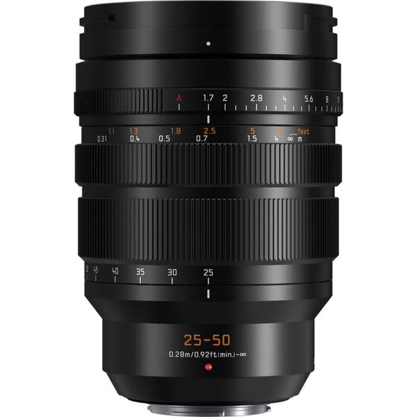 Panasonic Leica DG Vario-Summilux 25-50mm f/1.7 ASPH. lens, black