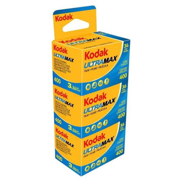 Kodak Ultra Max 400 Gc135-36-v 3 Pack Fotofilm