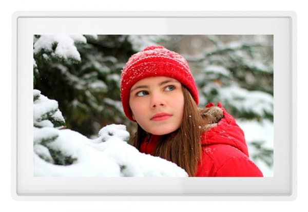 FRAMEO Wi-Fi digital fotoram IPS pekskärm 10"" 16GB Denver PFF-1021BW