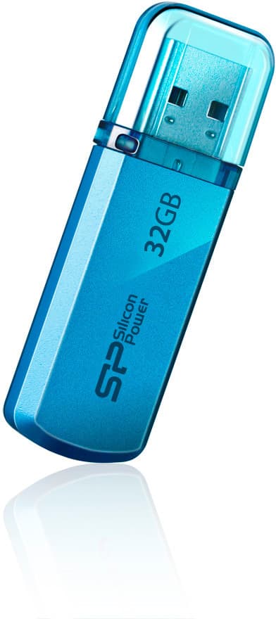 Silicon Power flash drive 32GB Helios 101, blue Blå