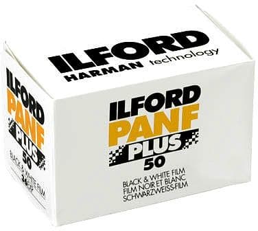 Ilford film Pan F Plus 50/36