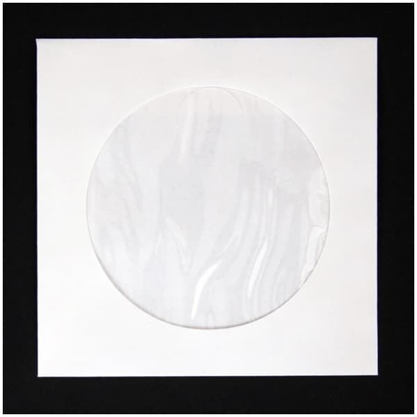 CD/DVD Protective Paper Sleeves, pack of 100 ESTILLO, white