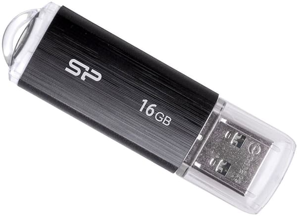 Silicon Power | Ultima U02 | 16 GB | USB 2.0 | Black Sort