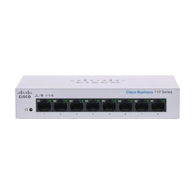 CBS110 Unmanaged 8-port GE, De Grå