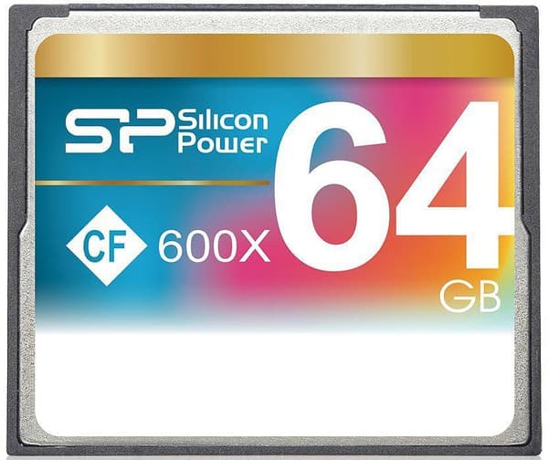 Silicon Power memory card CF 64GB 600x