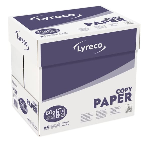 Kop.ppr LYRECO Copy A4 80g h 500/fp 5st