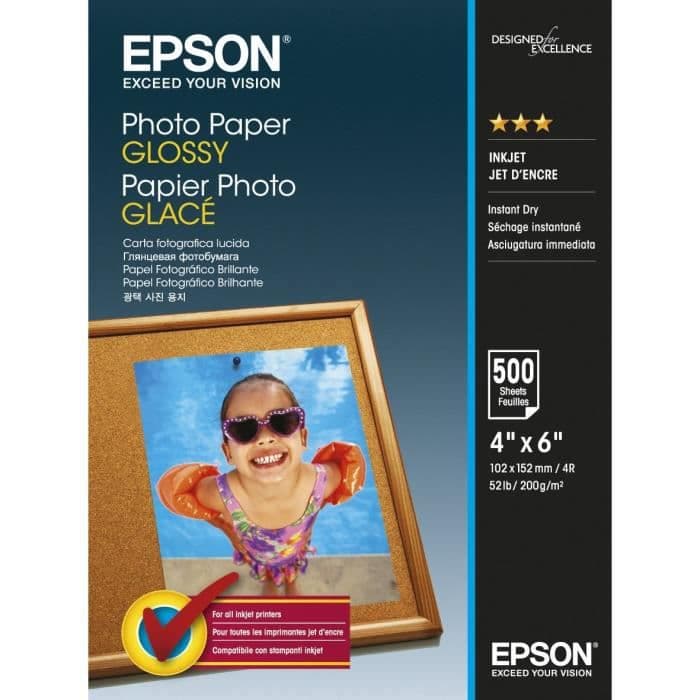 Glansigt fotopapper 10x15 500 ark