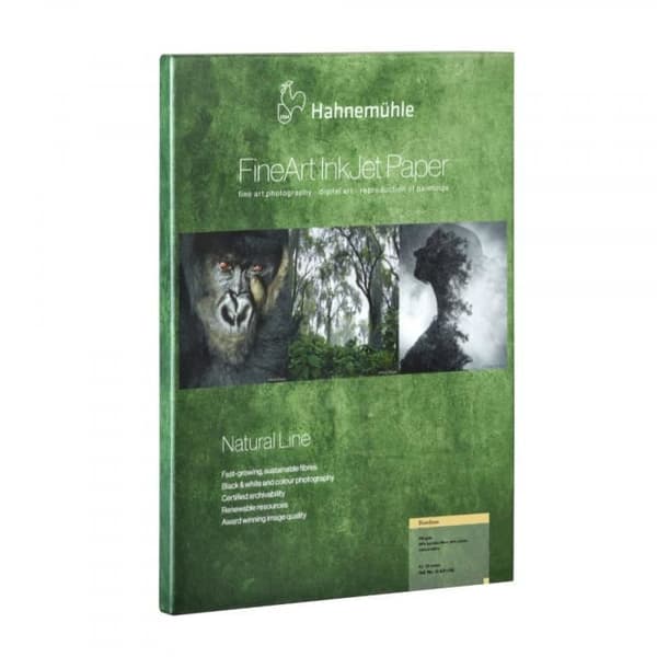 HAHNEMÜHLE FineArt Natural Line Bamboo bläckstrålepapper - 290g - A3 (25 ark)