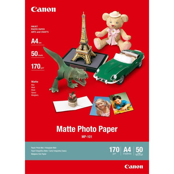 Canon MP 101 - Mat fotopapir - A4 (210 x 297 mm) - 50 ark (7981A005)