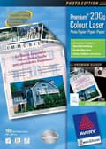Pikkukuva 4 / 6: Värillinen laserpaperi Avery A4 valkoinen 200g laatikko 100 arkkia