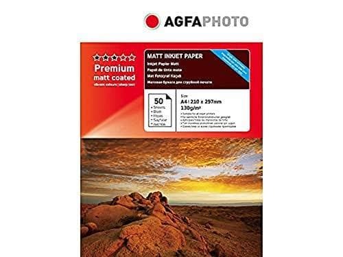AgfaPhoto AP13050A4M Inkjet papir A4 50 ark 130 g mat