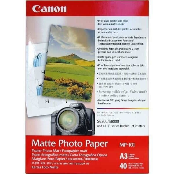 CANON MP-101 Matt fotopapper 170gr A3 - 40 ark