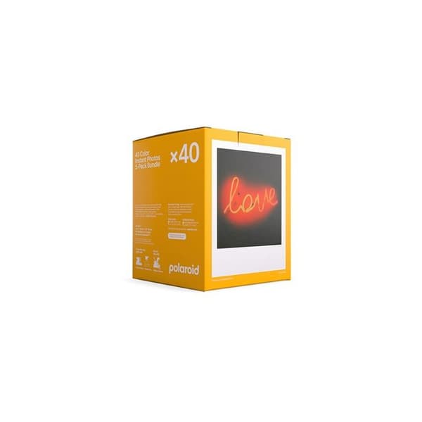 Paket med 40 i-Type POLAROID instant färgfilmer - ASA 640 - 10 min framkallning - vit ram