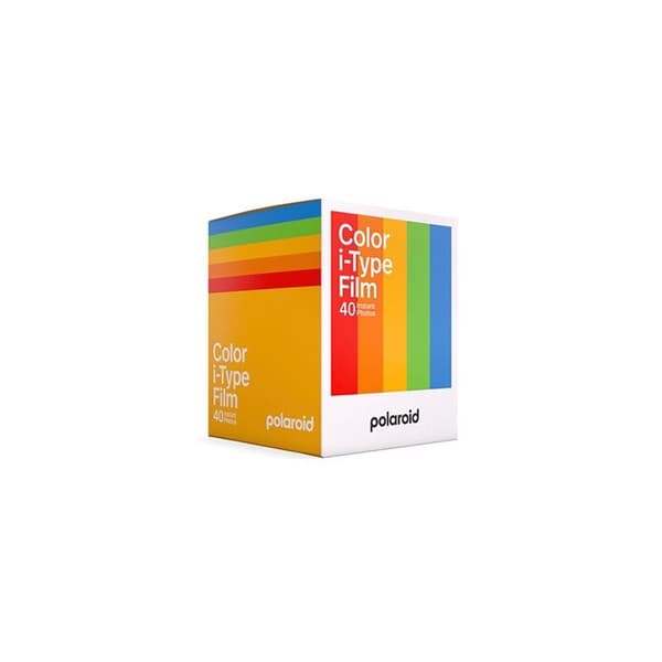 Paket med 40 i-Type POLAROID instant färgfilmer - ASA 640 - 10 min framkallning - vit ram