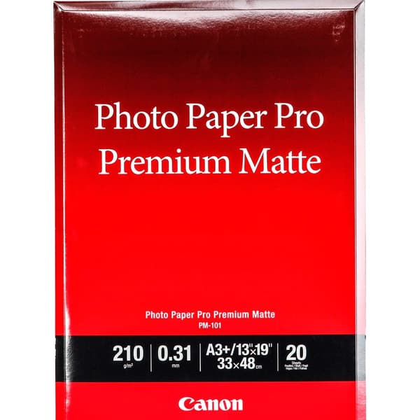 Canon Pm-101 Pro Premium Matte A3+ 20 Sheets 210gr Hvid
