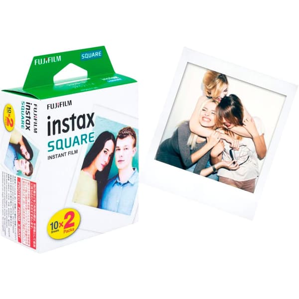 Fujifilm Film 10x2 Instax Square Hvid