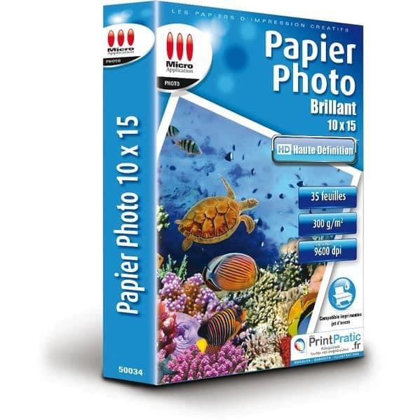 Micro Application premium glansigt fotopapper 10x15 MA-50034