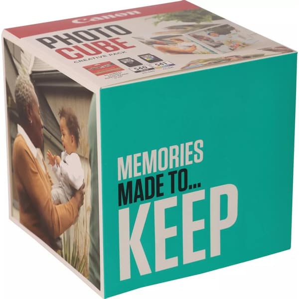 Fotopapper - CANON - PIXMA TS5150, TS5151 - Kreativt paket med 40 blanka ark 5x5 tum