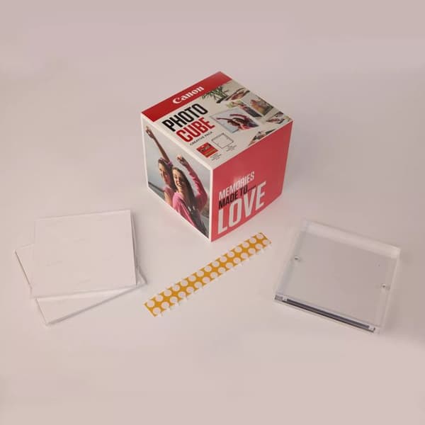 Foto Kub - CANON - PP-201 - 40 ark - Glansigt fotopapper - 13 x 13 cm