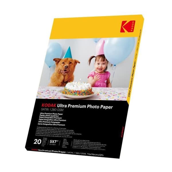 Fotopapper - KODAK - Ultra Premium - 20 blad - Satiné - 280gsm