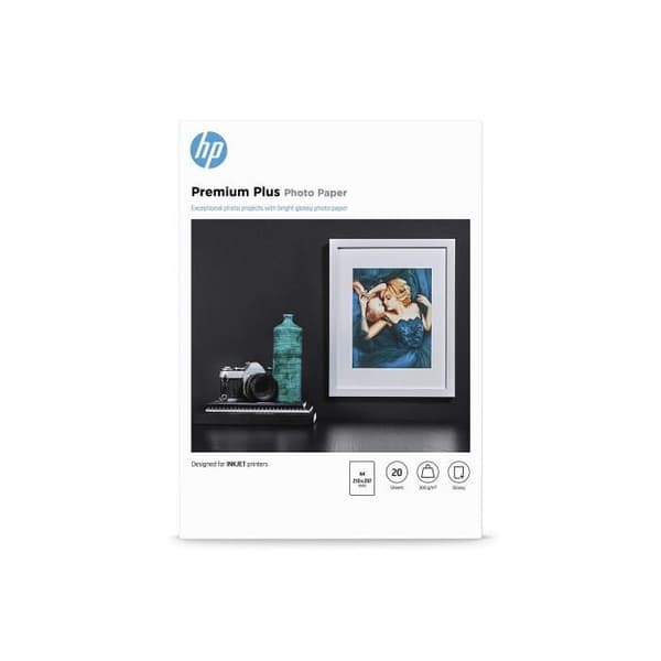 HP Premium Plus fotopapper - 300 g/m2 - A4 - 20 ark