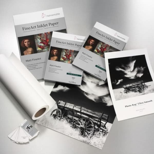 HAHNEMÜHLE FineArt Matt Smooth Photo Rag Ultra Smooth Inkjet Paper - 305g - A4 (25 ark)