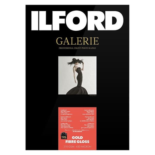 Ilford papper galerie prestige gold fibre gloss 21x29,7cm (a4) 25 ark
