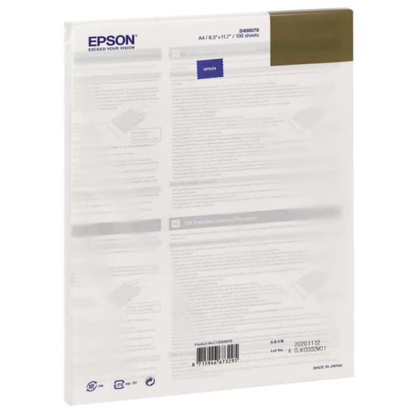 EPSON A4 DS sublimeringspapper för SC-F500 - 100 ark