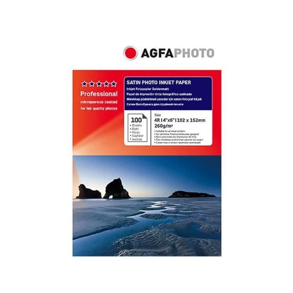AgfaPhoto A6 fotopapper Satinfinish 260g Inkjet