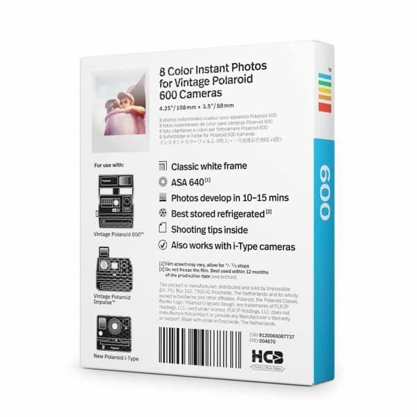 Polaroid 600 COLOR CB direktfotopapper
