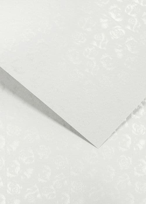 Dekorativt papper små rosor (20 stycken/220 g) Galeria Papieru 203501WHITE