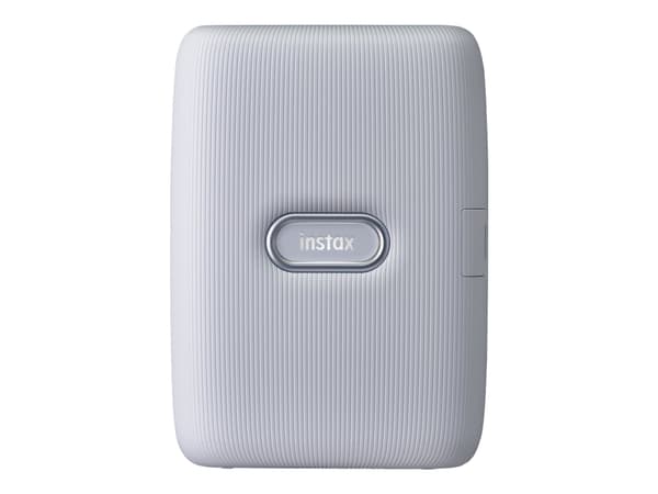 Fujifilm instax mini Link - Skrivare - färg - LED - 86 x 54 mm upp till 5 utskrifter/min (färg) - kapacitet: 10 foton - Bluetooth 4.2 LE - askvit