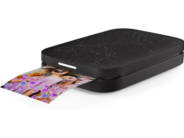 HP Sprocket 200 Printer, ZINK (inget bläck), 313 x 400 DPI, 2" x 3" (5x7.6 cm), Kantfri utskrift, Bluetooth, Direktutskrift
