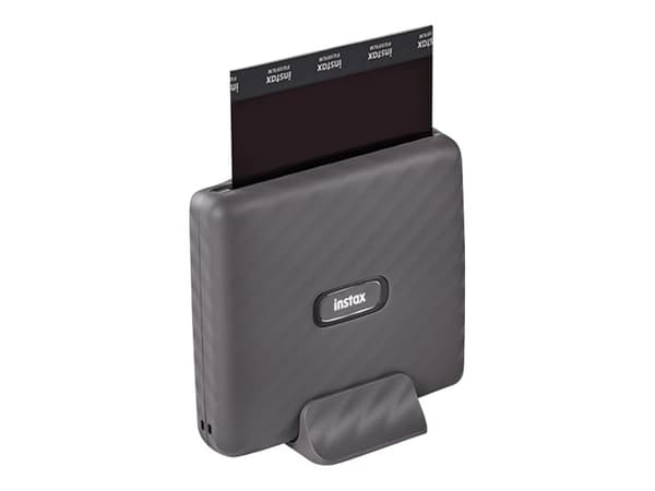 Fujifilm instax Link Wide - Skrivare - färg - LED - 86 x 108 mm upp till 5 utskrifter/min (färg) - kapacitet: 10 foton - Bluetooth 4.2 LE - mockagrå