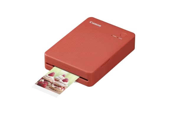 Canon SELPHY QX20 - Skirver - farge - fargesublimering - 72 x 85 mm inntil 0.66 min/side (farge) - kapasitet: 10 ark - Wi-Fi(g) - terracota red