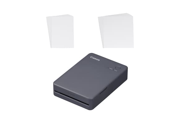 Canon SELPHY QX20 - Skirver - farge - fargesublimering - 72 x 85 mm inntil 0.66 min/side (farge) - kapasitet: 10 ark - Wi-Fi(g) - mørk grå