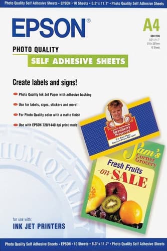 A4 photo self adhesive sheets