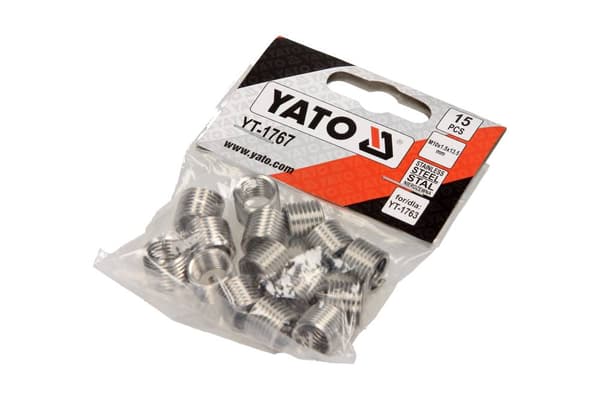 YATO SPIRALGÄNGREPARATIONSINSÄTT M10 15-DELARS SET