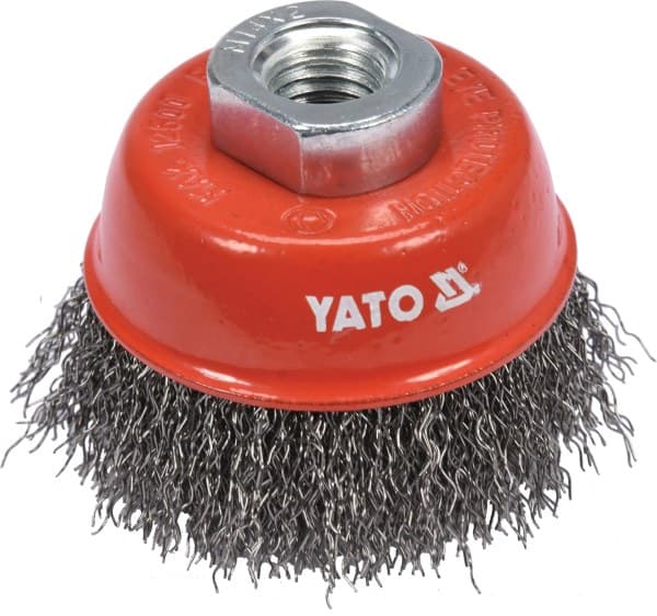 YATO FORBØRSTE M14, INOX, 65 MM