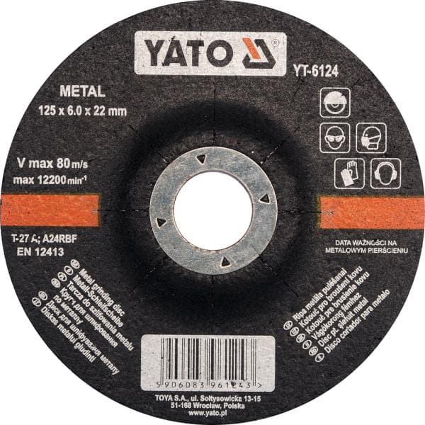 YATO METAL SLIBESKIVE 125
