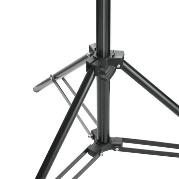 vidaXL Bakgrunnssystem 500 x 300 cm svart