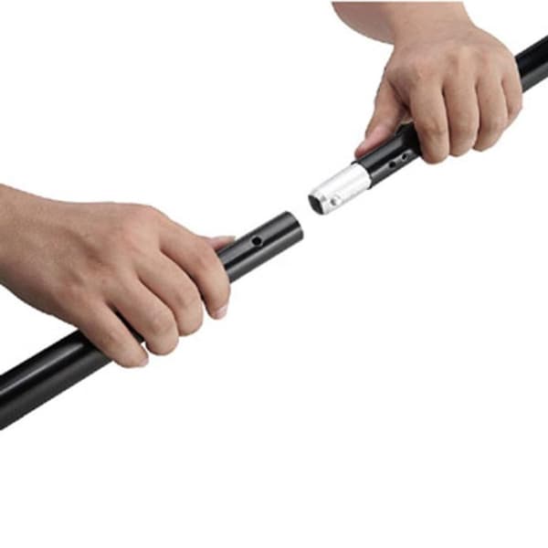 vidaXL stativsystem til fotobaggrund 600 x 300 cm sort