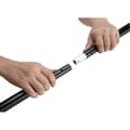 Miniatyrbillede 4 af 8: vidaXL teleskopisk stativsystem til baggrund + hvid fotobaggrund 3 x 5 m