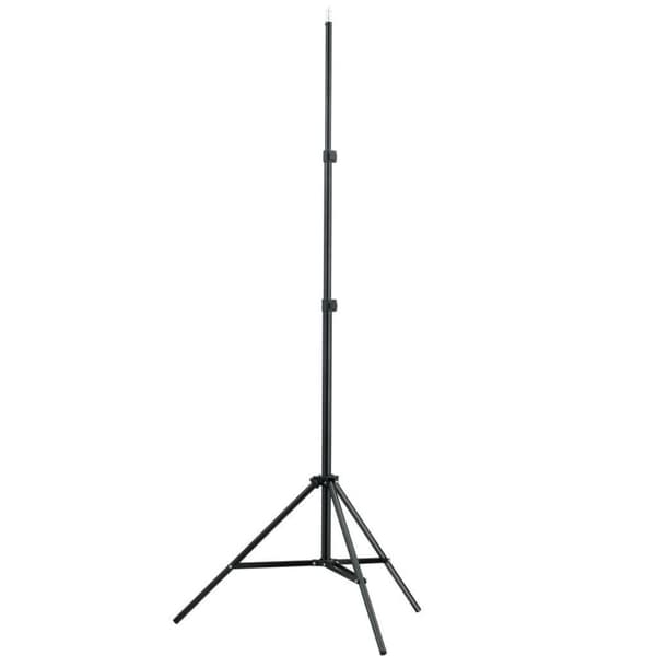 vidaXL teleskopisk stativsystem til baggrund + hvid fotobaggrund 3 x 5 m