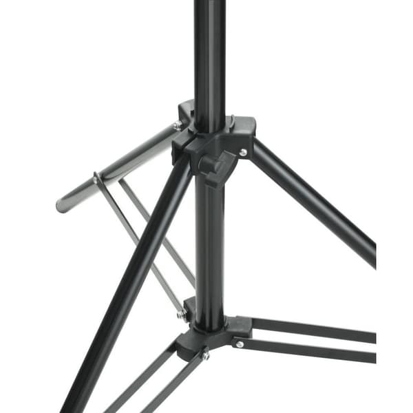 vidaXL teleskopisk stativsystem til baggrund + hvid fotobaggrund 3 x 5 m