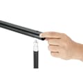 Miniatyrbillede 8 af 8: vidaXL teleskopisk stativsystem til baggrund + hvid fotobaggrund 3 x 5 m