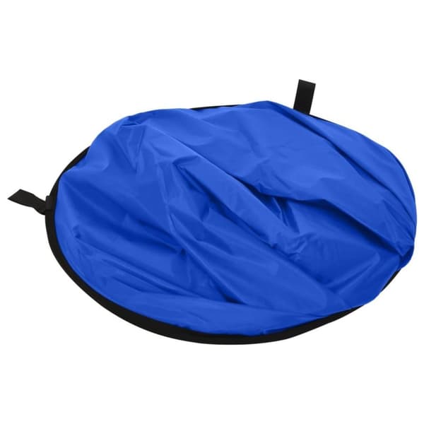 vidaXL 2-i-1 Studiobakgrunn oval grønn og blå 200x150 cm